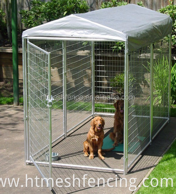 5' x 10' x 6' galvanized welded wire outdoor large dog kennel wholesale